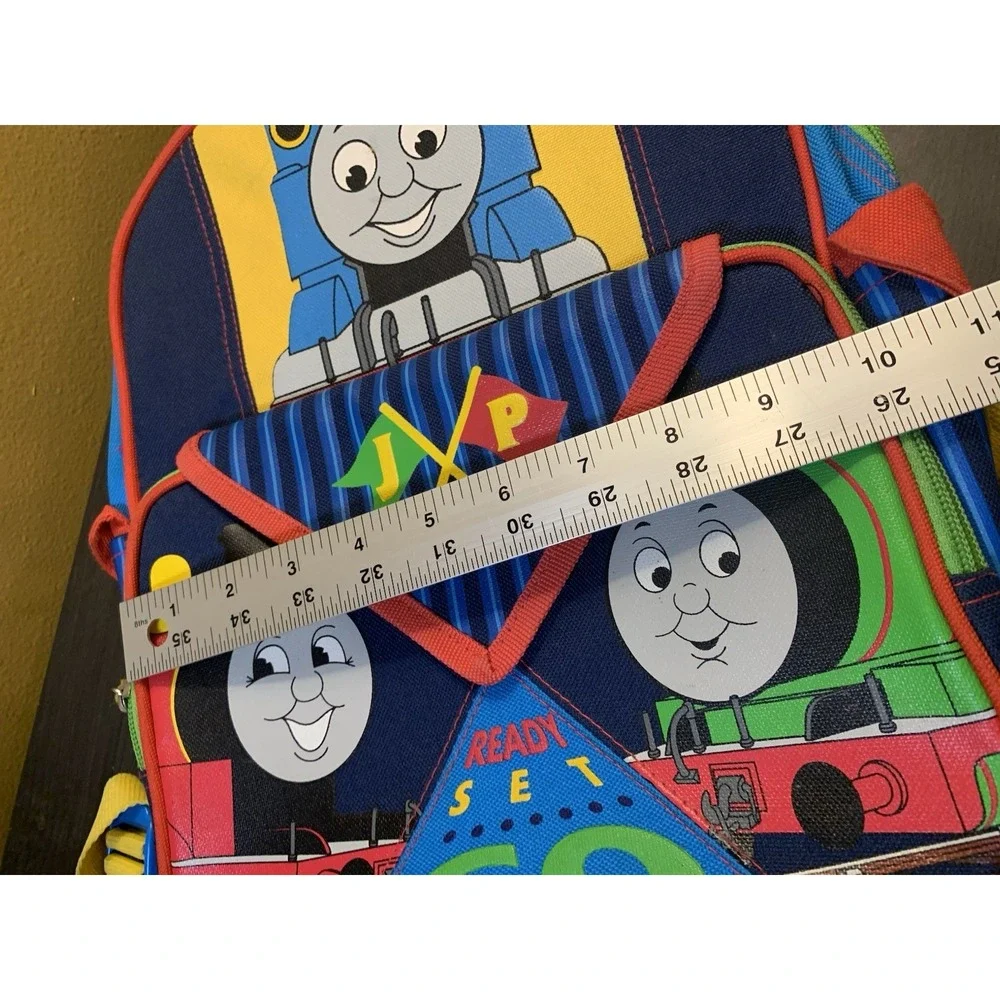 Vintage 2003 Thomas The Tank Engine And Friends Kids Backpack Y2K Book-bag